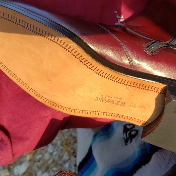 E.T. WRIGHT "PRESIDENT" Ankle Boots Italian Leather Mens sz. 9.5 NWT NIB - Picture 8 of 14